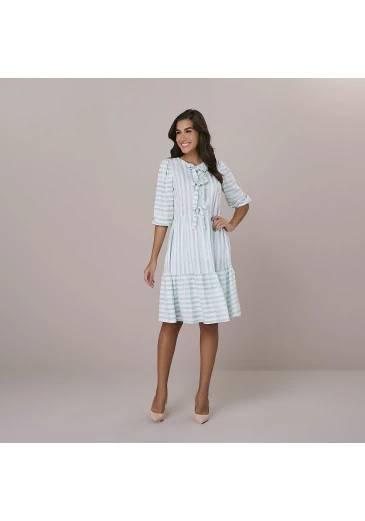 Vestido Layane Azul Claro Tata Martello Outono/Inverno 2025