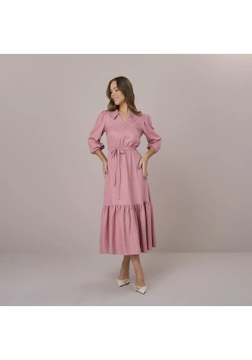 Vestido Ayla Rosa Tata Martello Outono/Inverno 2025