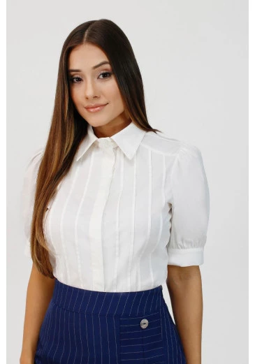 Camisa Emília Em Tricoline Nítido Outono/Inverno 2025
