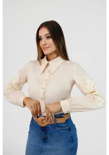 Camisa Kellita Em Tricoline Nítido Outono/Inverno 2025