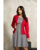 Blazer Clássico Vermelho Clara Rosa