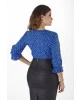 Blusa Poá com Recortes Via Tolentino 