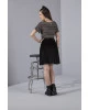 Blusa em Malha com Lurex Império