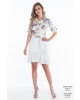 Blusa Via Caruso Estampada Floral Amarelo 10683 