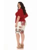 Conjunto Blusa com Amarração Vermelha Fasciniu's 