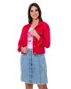 Jaqueta Jeans Color Pink Hapuk 