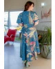 Vestido Manga Bufante Plus Size Kauly