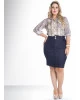 Saia Dyork Secretaria Plus Size 3058