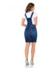 Salopete Jeans com Bolso Mulher Morena