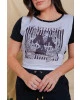 T-shirt Estampa Fashion Black Victoria's Princess