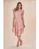 Vestido Assimétrico Rose D'Azul 