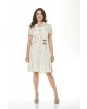Vestido Chemise Linho Via Tolentino