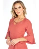 Vestido com Babado Via Tolentino 