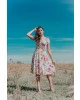 Vestido-Floral-Transpassado-Verde-Clara-Rosa-estrela-evangelica