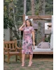 Vestido Folhagem Rose Raje Jeans
