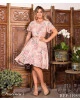 Vestido Godê Estampado Rose Fasciniu's