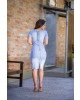 Vestido Raje Jeans Bordado 16170 