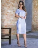 Vestido Raje Jeans Bordado 16170 