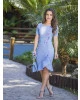 Vestido Raje Jeans Botões 16200