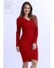 Vestido Tata Martello Canelado Vermelho 0181 