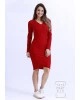 Vestido Tata Martello Canelado Vermelho 0181 