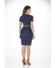 Vestido Tubinho com Zíper Via Tolentino