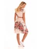 Vestido Fasciniu's Devore Listrado 10655