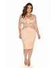 Vestido Fasciniu's Lace Jacquard 10251