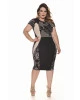 Vestido Fasciniu's Lace Jacquard 9856