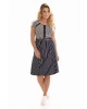 Vestido Fasciniu's Listrado 10895 