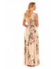 Vestido Fasciniu's Longo Estampado Renda 10620 