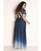 Vestido Fasciniu's Longo Renda Romana 10635