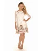 Vestido Fasciniu's Plissado Silk 10328