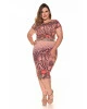 Vestido Fasciniu's Tubinho Print 9853