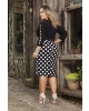 Vestido Kauly Poá Plus Size 1963