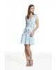 Vestido Optimus Azul Fasciniu´s 9612