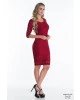 Vestido Via Caruso Bandagem Vermelho 51076