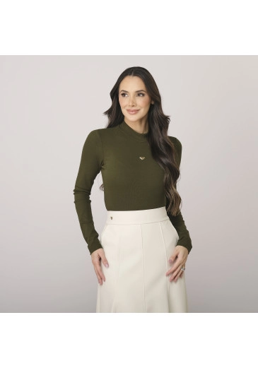 Blusa Valentina Em Stella Maris Verde Tata Martello Outono/Inverno 2026