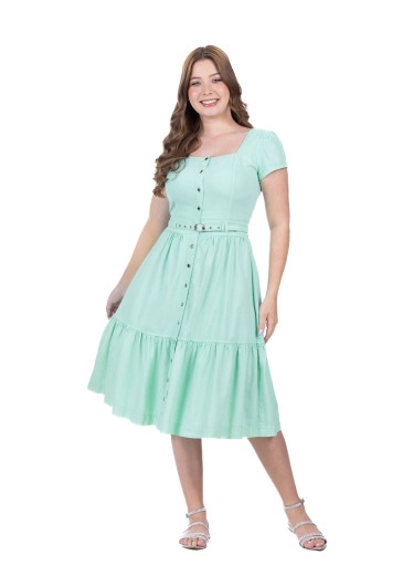 Vestido Melissa Em Jeans Color Verde Hapuk Primavera/Verão 2027
