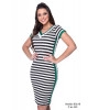 Vestido Tubinho Faixa Verde Hapuk