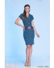 Vestido Via Caruso Jeans Trabalhado 50692