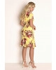 Vestido Fasciniu's Estampado Amarelo 11232
