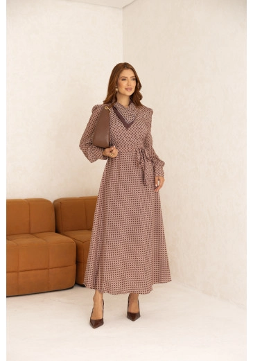 Vestido Angelica Em Toque De Seda Jany Pin Outono/Inverno 2026