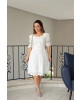 Vestido Lese Branco Kauly