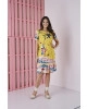 Vestido Estampado Amarelo Tatá Martello