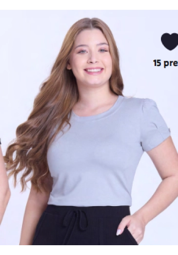 Blusa Cleide Em Malha Cinza Hapuk Outono/Inverno 2026