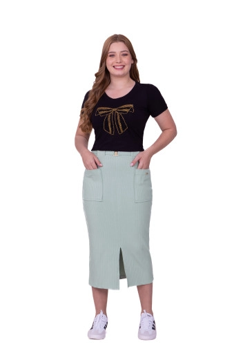 Blusa Rebeca Em Malha Preto Hapuk Primavera/Verão 2026