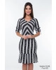 Vestido Estampado Crepe Hapuk