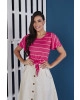 T-Shirt Amarração Rosa Tata Martello