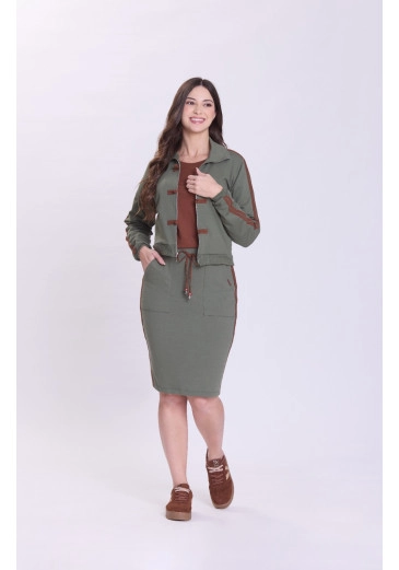 Conjunto Custódia Em Moletinho Verde Hapuk Outono/Inverno 2026